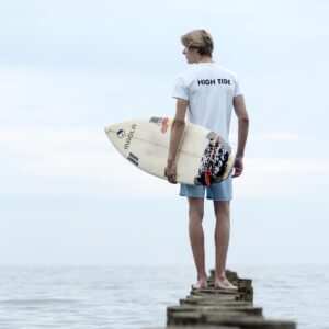 T-shirt HIGH TIDE white z funkcją NFC